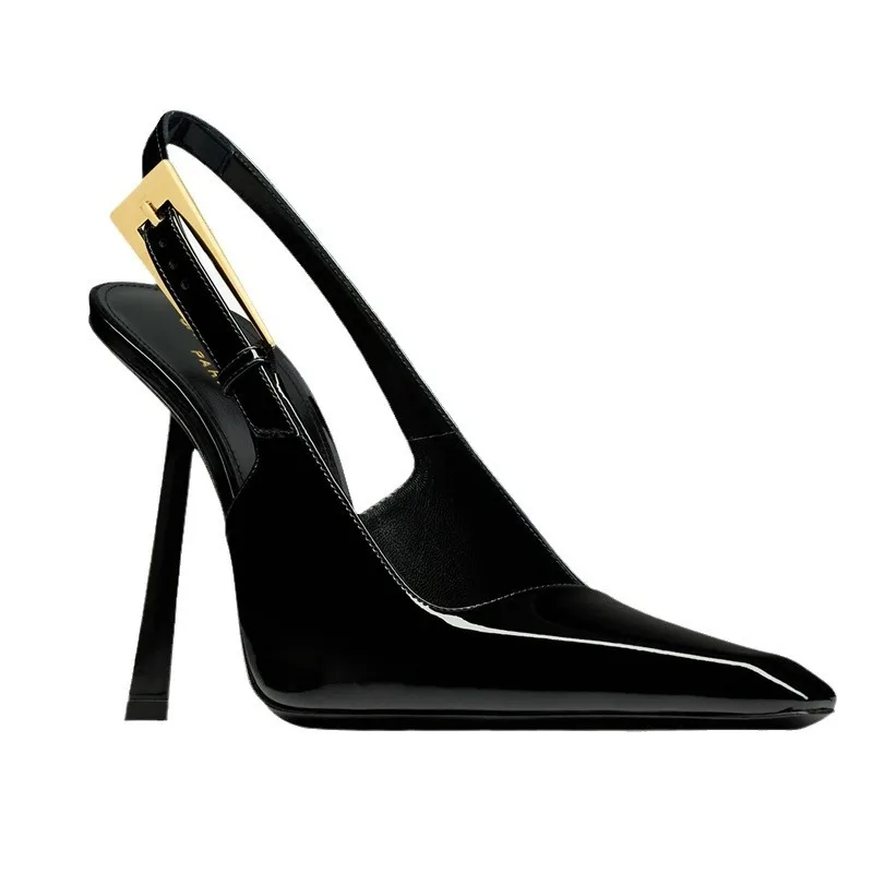 Women'S Shoes Clogs - Spitze Stiletto Heels Frauen Pumpen Patent