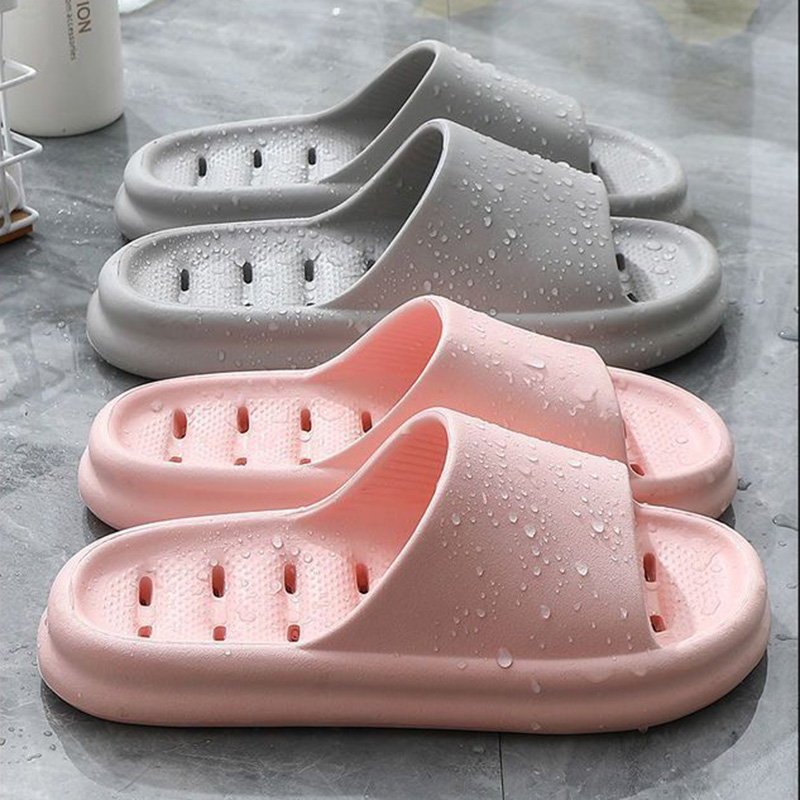 Mule Slip On - Ausgehöhlte EVA Badezimmer-Duschpantoffeln für Damen, Weiche