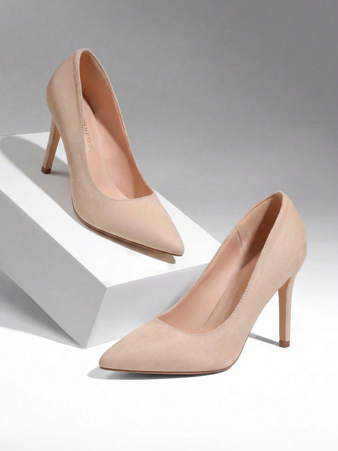 Court Heel Pointed - Damen-Stiletto-Pumps mit hohem Absatz, spitze Zehen,