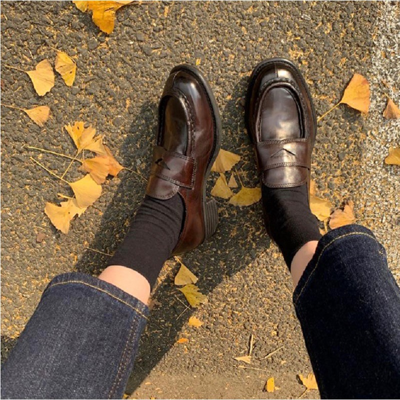 Women'S Shoes Quality - Hochwertige Damenschuhe aus Rindsleder, Frühjahrskollektion, Retro-Stil