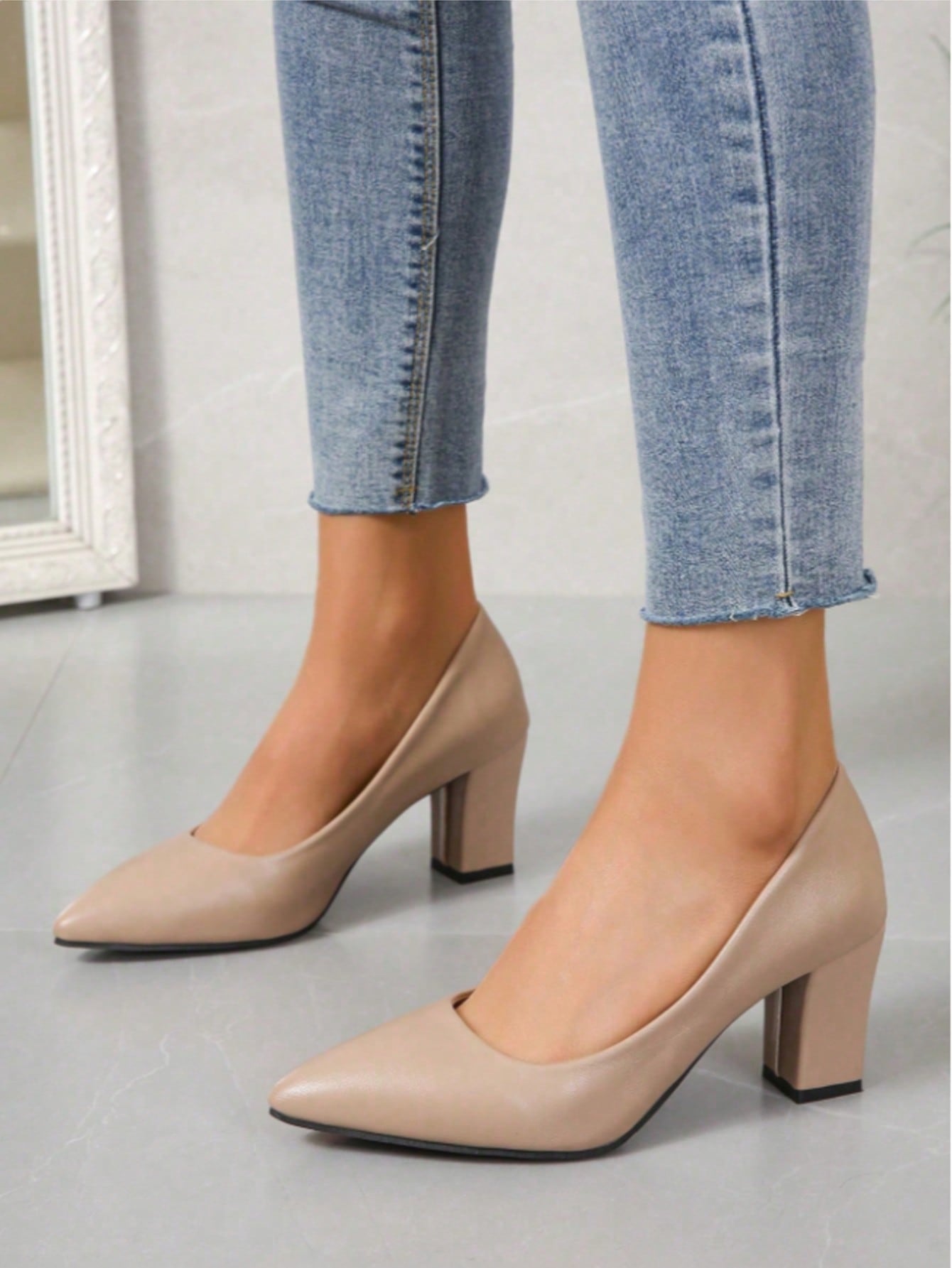 Court Heel Pointed - Elegante, sexy Damen-Pumps mit spitzer Zehenpartie