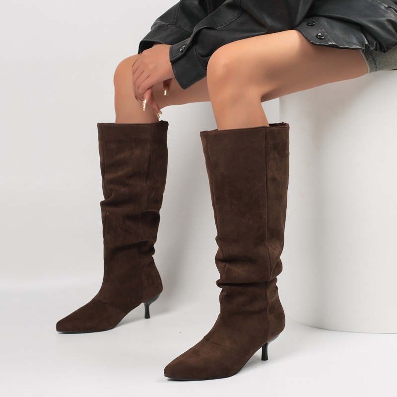 Frühling Herbst Damen Kunstwil – Knee High Boots Women Bewertung und Preis