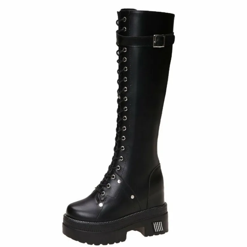 10CM Neue Frauen Plattform Kni – Knee High Boots Women Bewertung und Preis