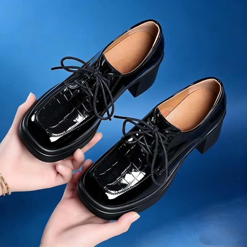 6,5 cm Elegante, bequeme Oxfor – Oxford Lace Up Women Bewertung und Preis