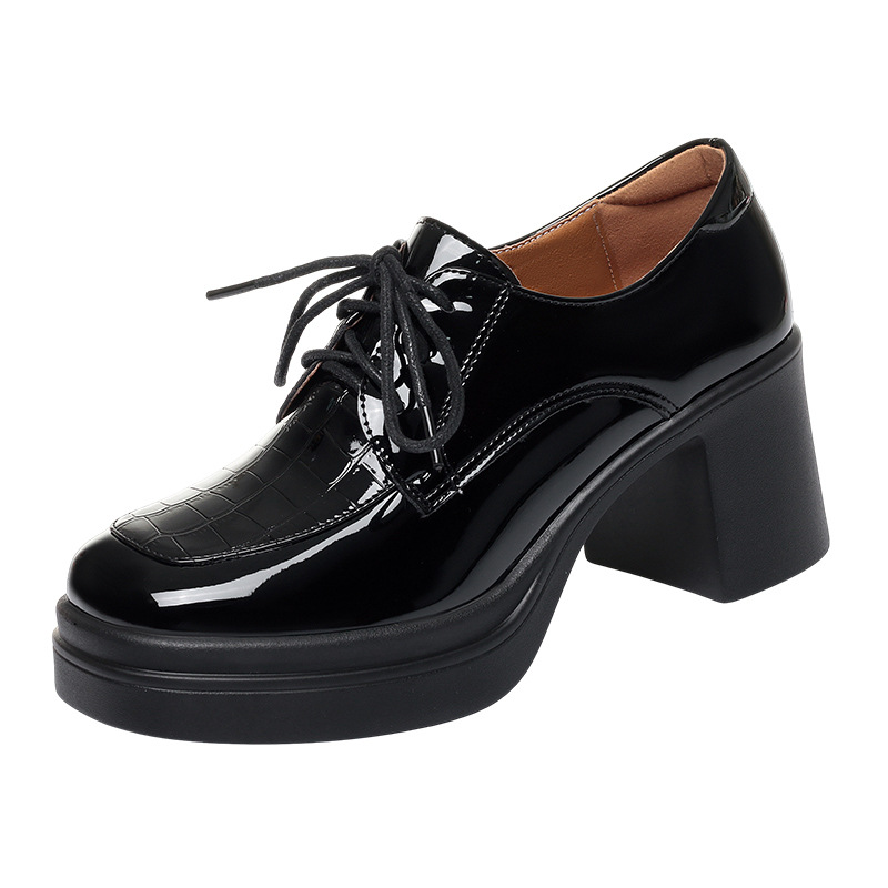 6,5 cm Elegante, bequeme Oxfor – Oxford Lace Up Women Bewertung und Preis