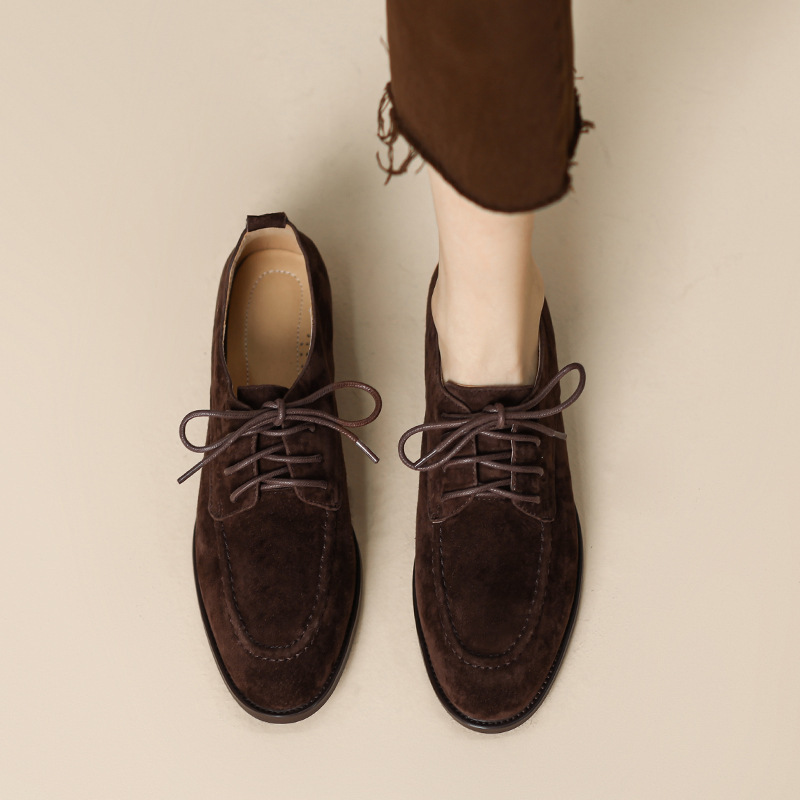 2025, Frühling und Herbst, neu – Oxford Lace Up Women Bewertung und Preis