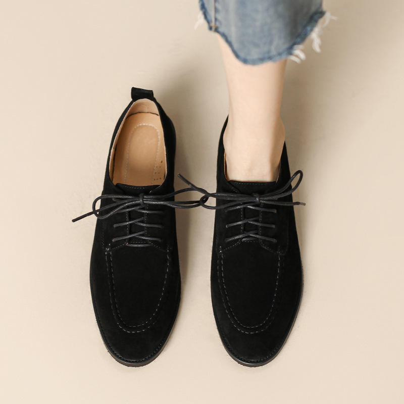 2025, Frühling und Herbst, neu – Oxford Lace Up Women Bewertung und Preis
