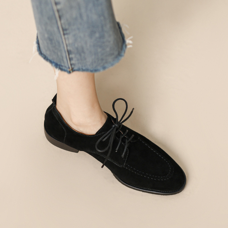 2025, Frühling und Herbst, neu – Oxford Lace Up Women Bewertung und Preis
