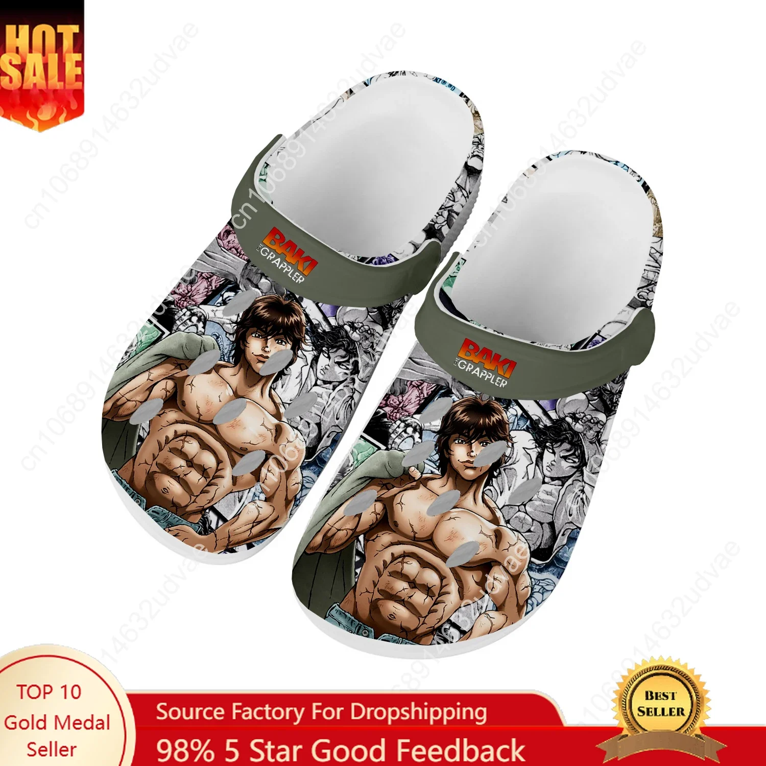 Baki The Grappler Hanma Baki W – Women'S Shoes Clogs Bewertung und Preis