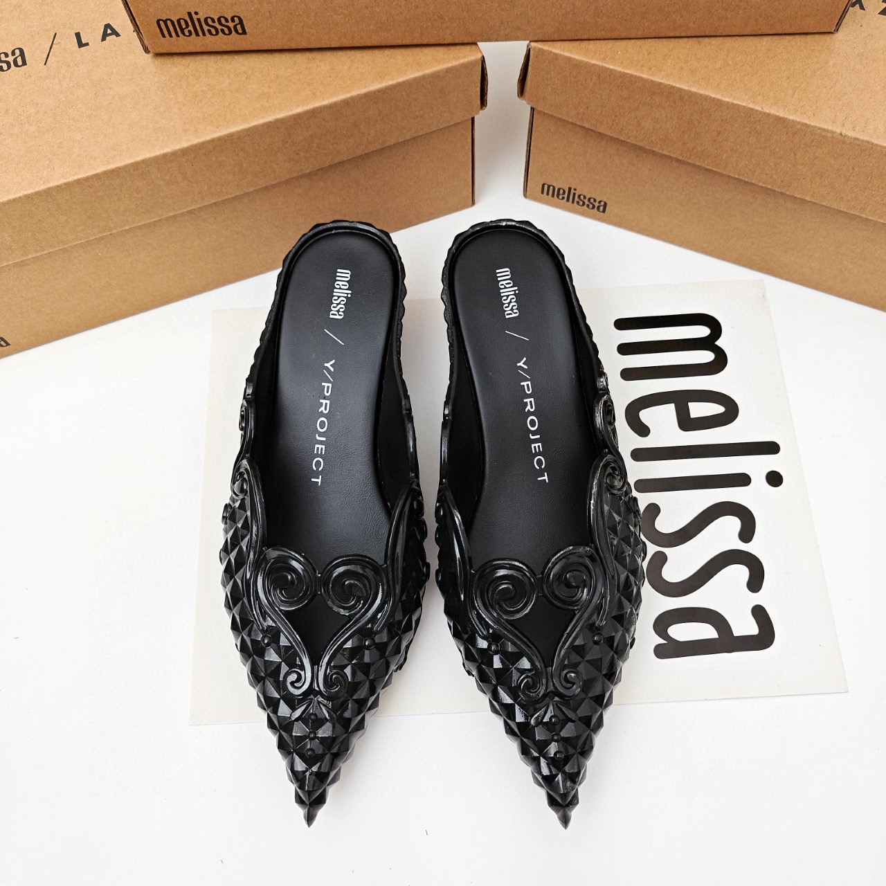 Mini Melissa Gericht Spitz Fla – Court Heel Pointed Bewertung und Preis