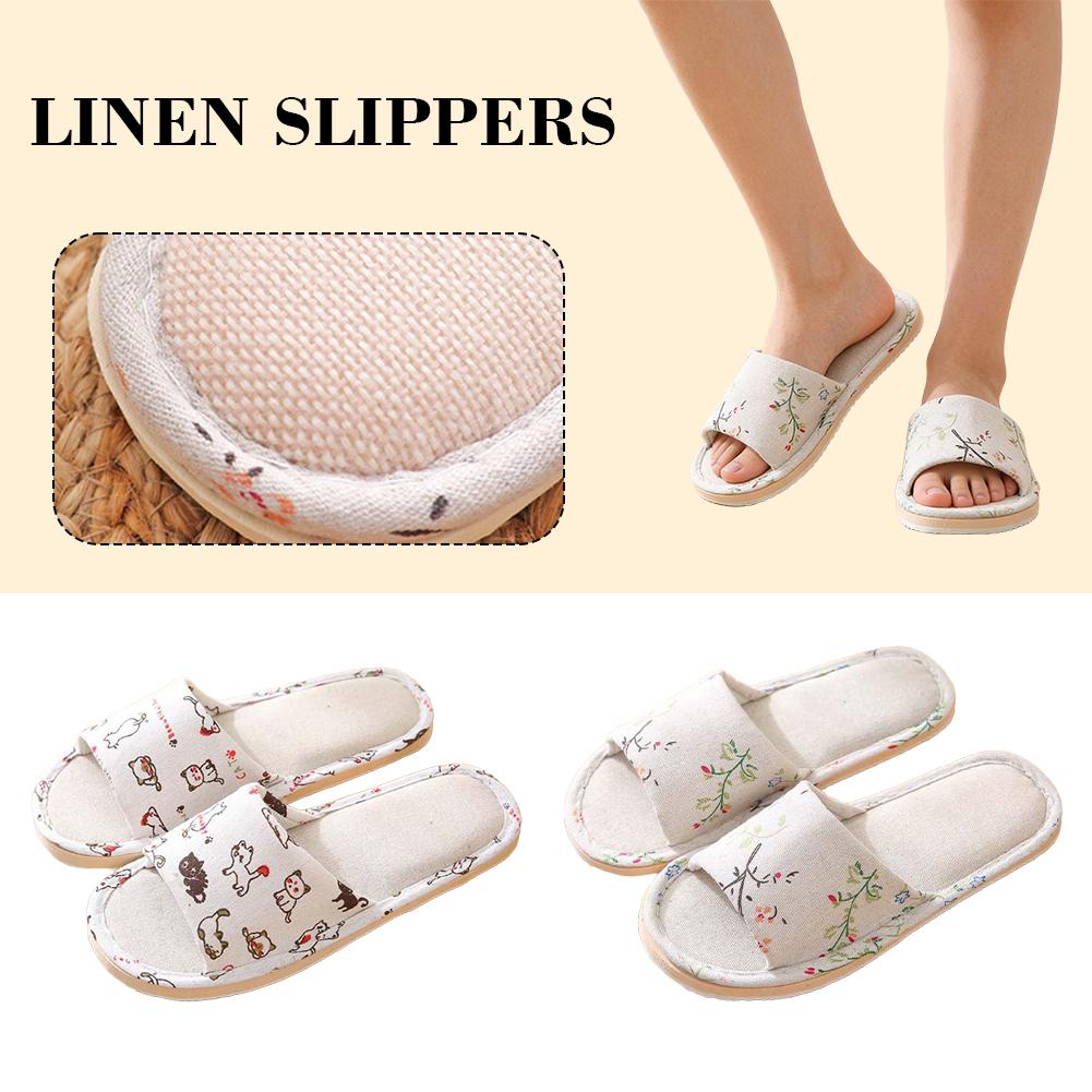 Damen Leinen-Hausschuhe Leicht – Mule Slip On Bewertung und Preis