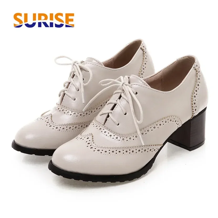 Britische Damen-Oxfords, hoher – Oxford Lace Up Women Bewertung und Preis