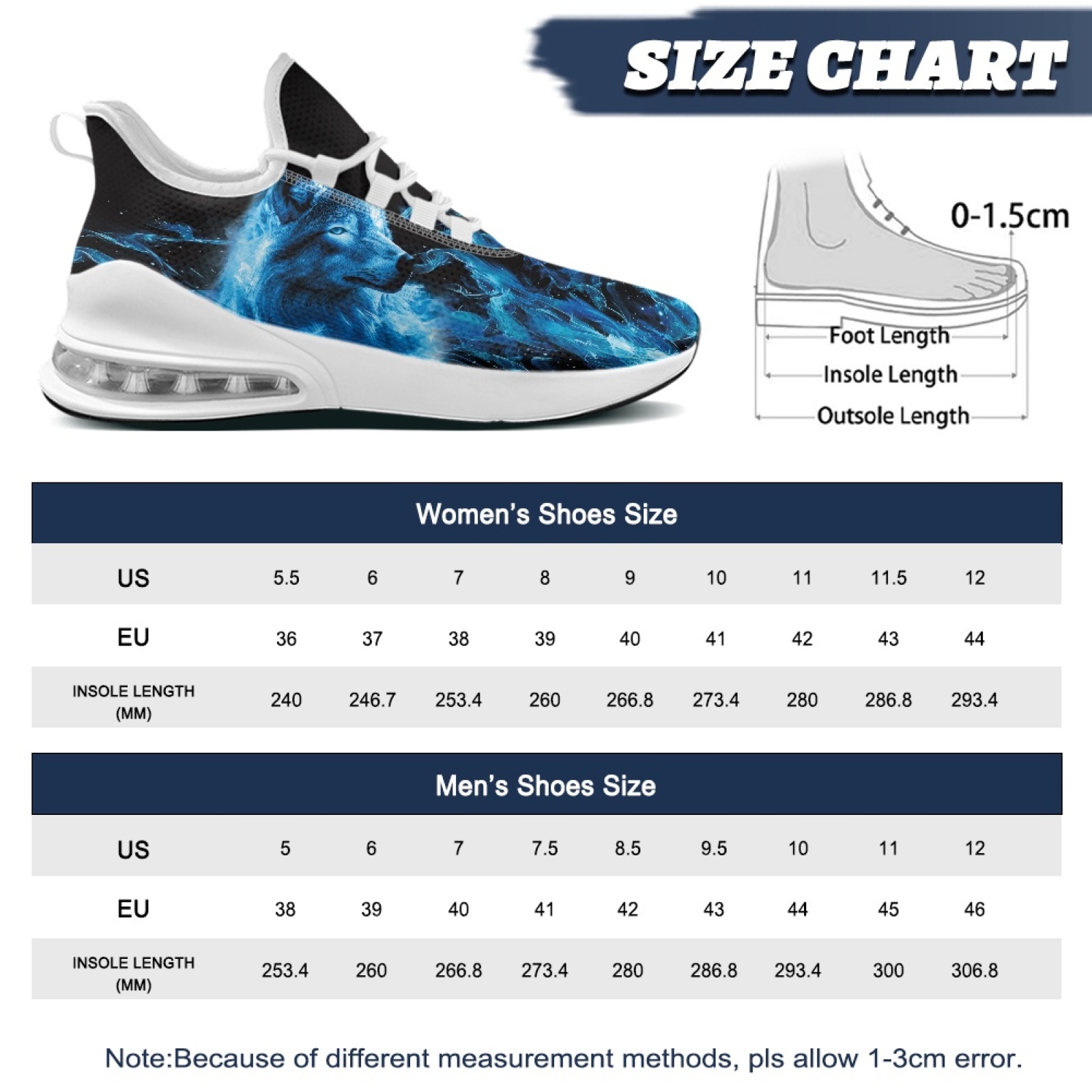 PENSTROLL Blue Flame Wolf Ruts – Women Shoes Tennis Bewertung und Preis