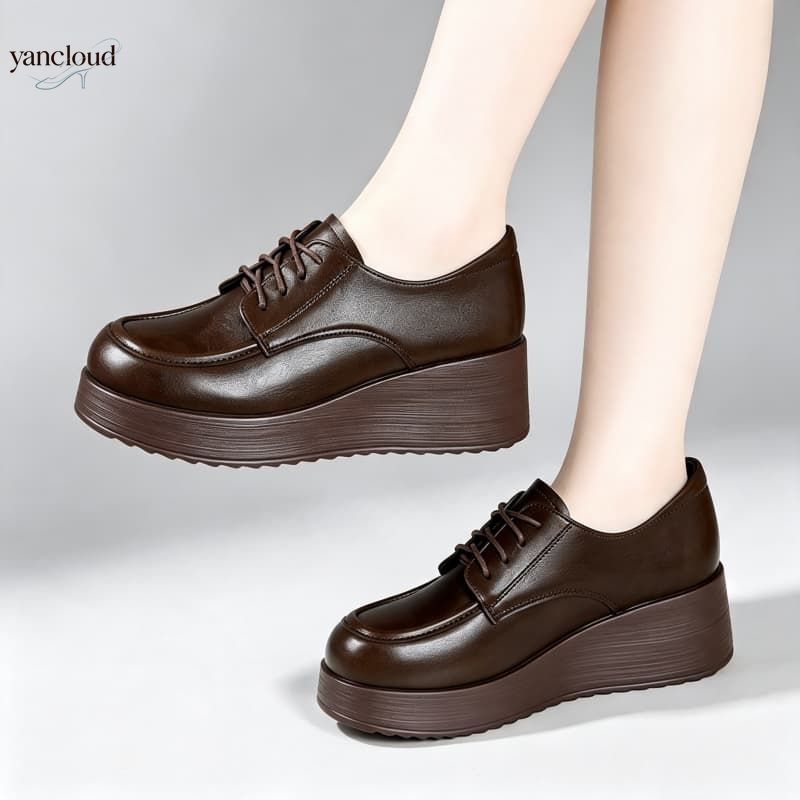 6cm Bequeme Tief Ausgeschnitte – Oxford Lace Up Women Bewertung und Preis