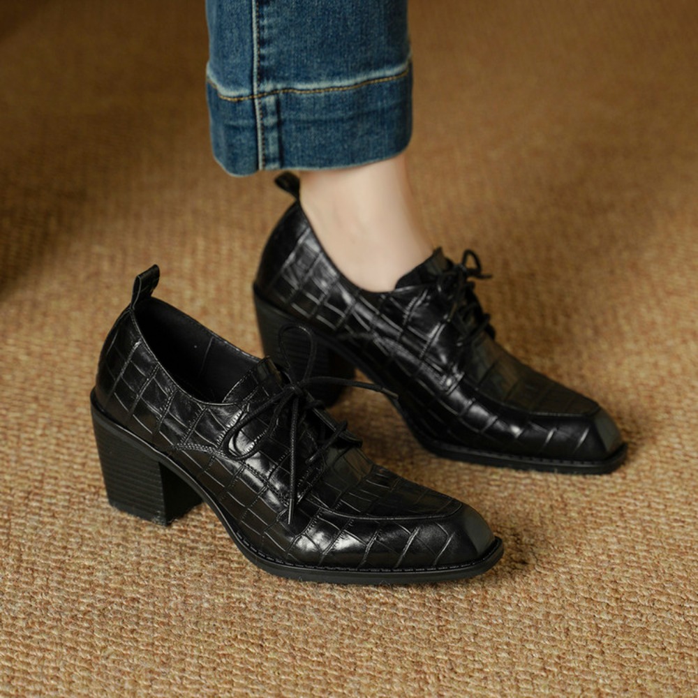 Damenschuhe aus Echtleder 2026 – Oxford Lace Up Women Bewertung und Preis